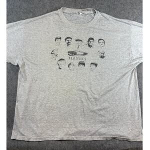 VINTAGE The Men Of Mayberry Shirt Mens Gray Andy Griffith Classics Graphic 2XL